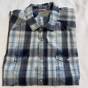 ⭐️⭐️ Jeremiah American Legacy 100% cotton jacquard shirt w/pearl snap buttons A1